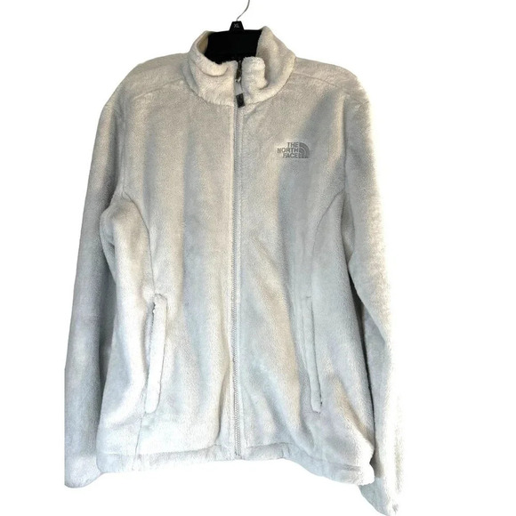 The North Face Tops - The North Face Womens Femmes RN 61661 Zip Jacket White/Gray Size Large
